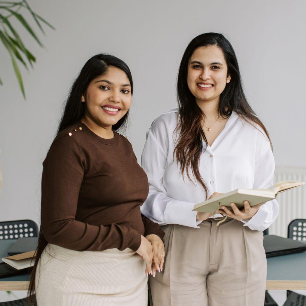 two women